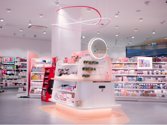 unutarnji prostor dm trgovine